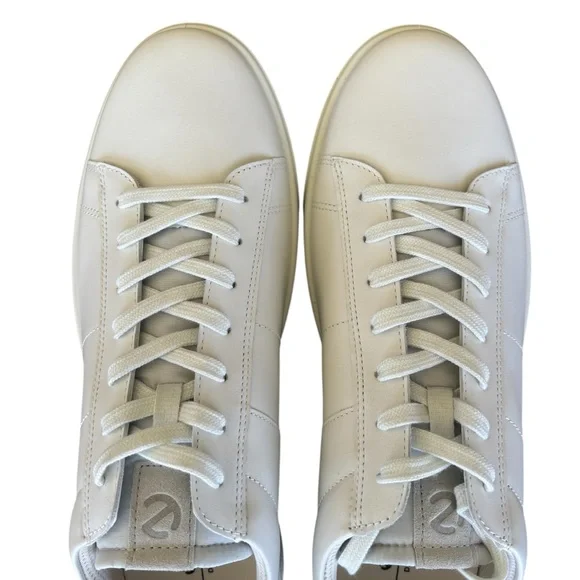 ECCO Men's Soft 60 White Lace Up Sneakers 13-13.5